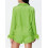 (XL, Fluorescent Green) Γυναικεία σατέν ρούχα, σορτς, μοντέρνα. 4