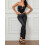 (L, Black) Női csipkehálós 2 utcai viselet 9