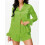 (XL, Fluorescent Green) Γυναικεία σατέν ρούχα, σορτς, μοντέρνα. 2