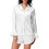 (M, White) Conjunto de satén de moda 4
