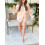 (S, Champagne) Conjunto de satén de moda 10