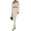 (M, Creamy White) Ensemble 2 pièces look streetwear. 1