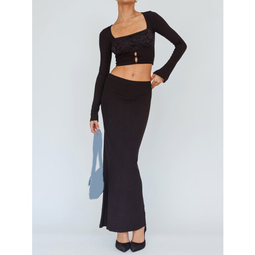 (S, Black) Conjunto de dos estilo streetwear. 2
