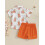 (6-12 Months, Orange) Éadaí Cásca do 2 phíosa 3