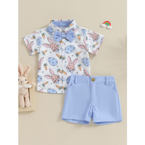 (18-24 Months, Blue) Πασχαλινά ρούχα για 2 τεμαχίων. 1