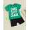 (2-3 Years, Green) Completo primaverile per 2 pezzi. 3