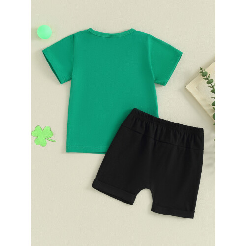 (12-18 Months, Green) Completo primaverile per 2 pezzi. 1