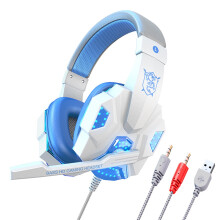 Kayannuo Easter Gifts for Women and Men, Clearance Head-mounted Computer Headset Compatible with PC, Wired with Mic, Low-latency Stereo Audio Gaming