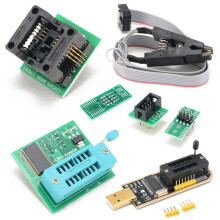 jixopn SOIC8 SOP8 Test Clip CH341 Programmer Complete Kit for EEPROM BIOS/SOP8/SOP16