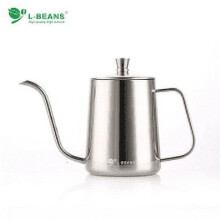 Gooseneck Kettle, 550ml Pour Over Coffee Kettle Stainless Steel Long Gooseneck Coffee Pot Kettle with Lid for Home Kitchen Coffee Shop Sliver