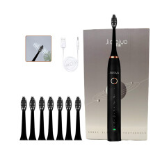 Rechargeable Toothbrush for Adults, 8 Brush Heads, Teeth Whitening, 30-Day Use, Gifts for Friend - compatible with Tahtuvzn Home Decor