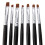 7pcs Acrylic/UV Brushes Nails Black 1