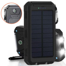 950000mAh Portable Solar Power Bank Battery Charger Dual USB Fast Charging USA