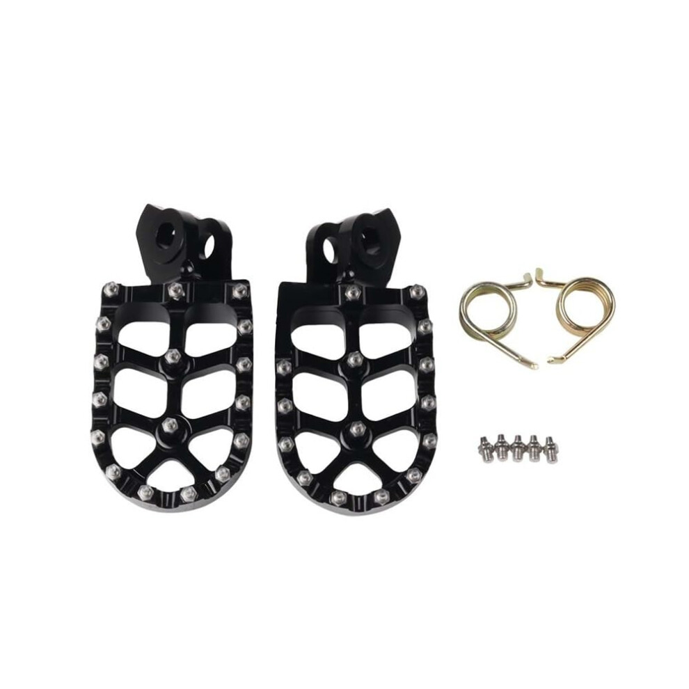 Motorcycle Foot Pegs For Xt660x Cnc Aluminum Pedals With Enhanced Offroad Grip Golden 9053599997306