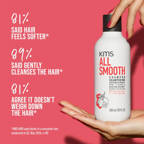 KMS KMS All Smooth Shampoo 300ml Double 2
