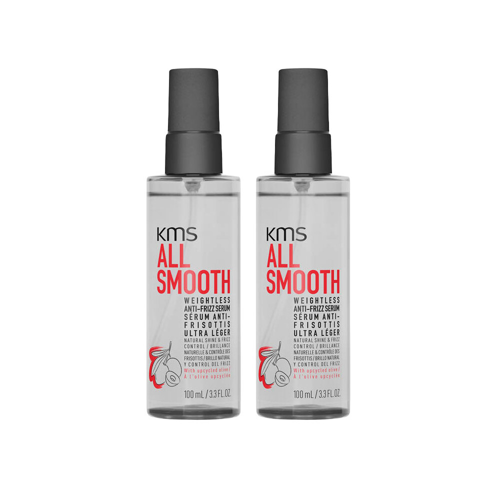Kms All Smooth Weightless Anti-Frizz Serum 100Ml Double