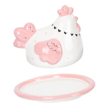 Ceramic Butter Dish with Lid Airtight Storage Adorable Chick Design Cartoon Butter Holder Kitchen