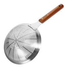 304 Stainless Steel Skimmer Ladle Large Slotted Spoon for Pasta Frying and Kitchen Straining