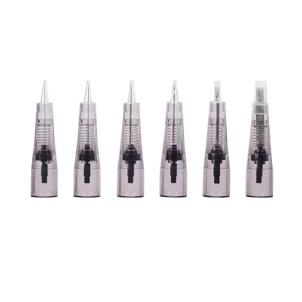 10PCS Permanent Makeup Needle Cartridges 5R 0.25mm for Ombre Brows Eyeliner Lip Microblading