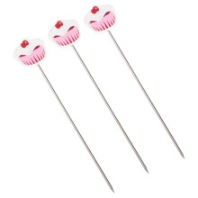 Stainless Steel Cake Tester Set of 3 Reusable Probes for Baking Cakes Desserts Meat and Vegetables