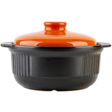 NonStick Ceramic Casserole Dish 3.2L Dutch Oven Pot with Lid, Oven and Stovetop Safe, Scratch Resistant