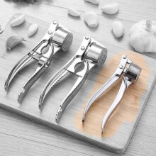 Stainless Steel Garlic Press – Effortless Handheld Crusher, Compact Easy Clean Tool for Kitchen