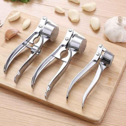 Stainless Steel Garlic Press – Effortless Handheld Crusher, Compact Easy Clean Tool for Kitchen 2