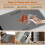 Food Warming Tray with Rapid FullSurface Heating, Adjustable Temp, Rollable Mat for Buffet and Parties 5