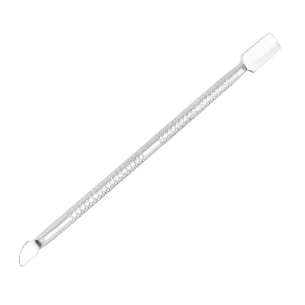 Dual Ended Stainless Steel Cuticle Pusher and Nail Cleaner for Manicure Pedicure