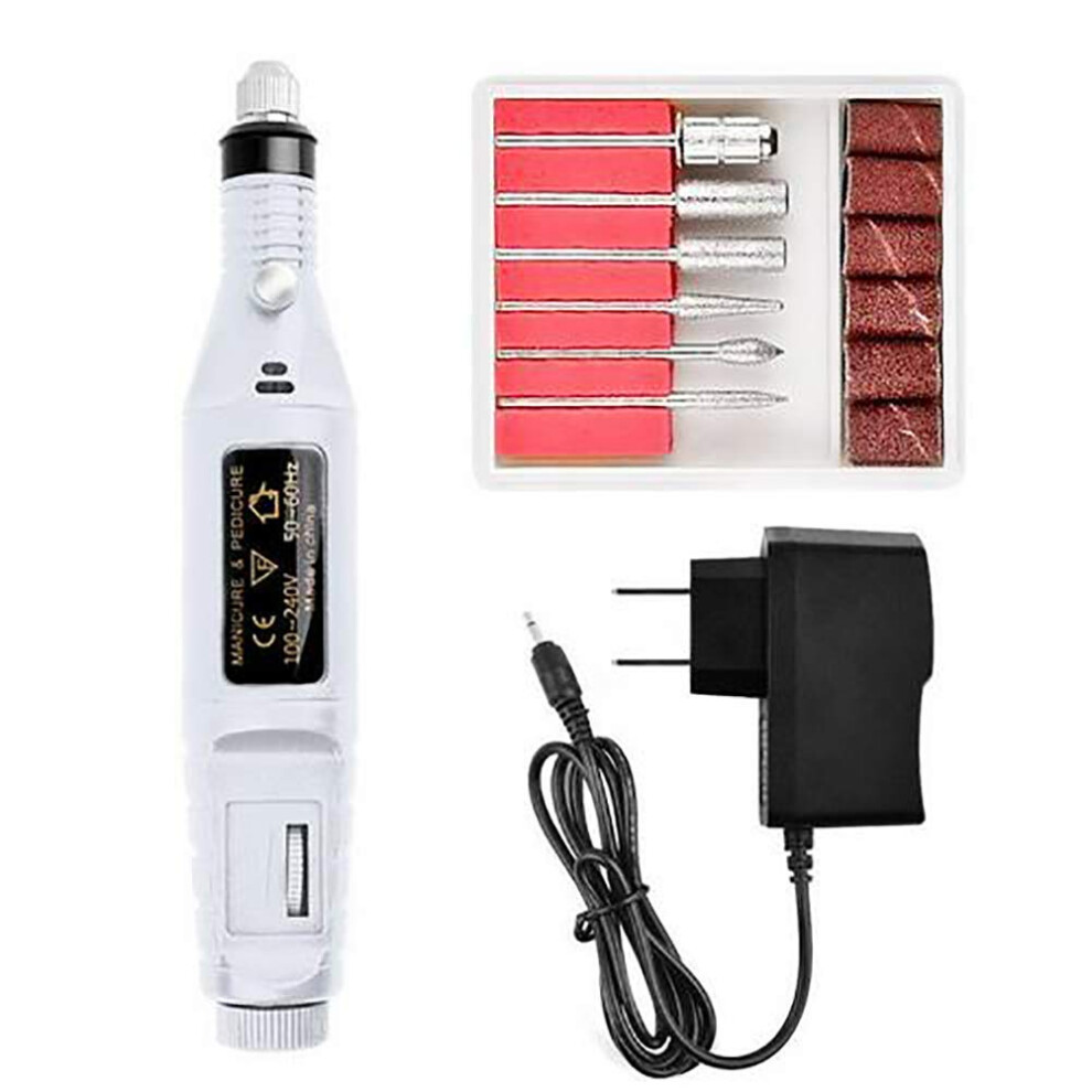 Electric Nail Drill Kit for Acrylic Nails, Speed Filing and Smooth Rotation for Manicure Pedicure