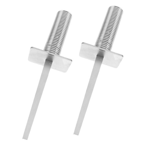 2Pcs Spring Loaded Soccer Corner Flag Stakes with Durable Iron Ground Spike for Quick Setup Training