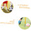 2Pcs Spring Loaded Soccer Corner Flag Stakes with Durable Iron Ground Spike for Quick Setup Training 2