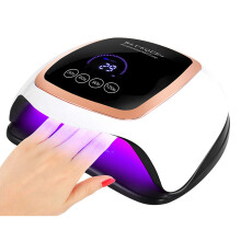 168W UV LED Nail Lamp for Gel Polish with Fast Curing, Touch Screen and Smart Sensor