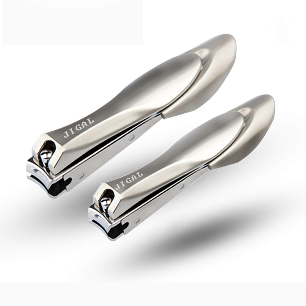 Nail Clippers for Thick Nails and Toenails, Stainless Steel Large Clippers for Seniors with Sharp Blades