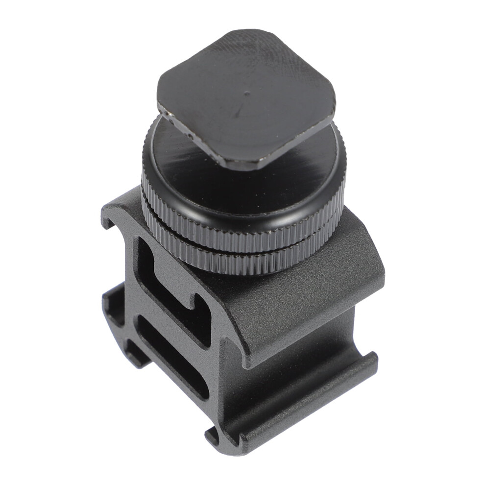 Adapter For Dslr Camera Hot Shoe Flash Phone Stand Tripod Mount Three-Head Base Aluminum Alloy 9377112425153
