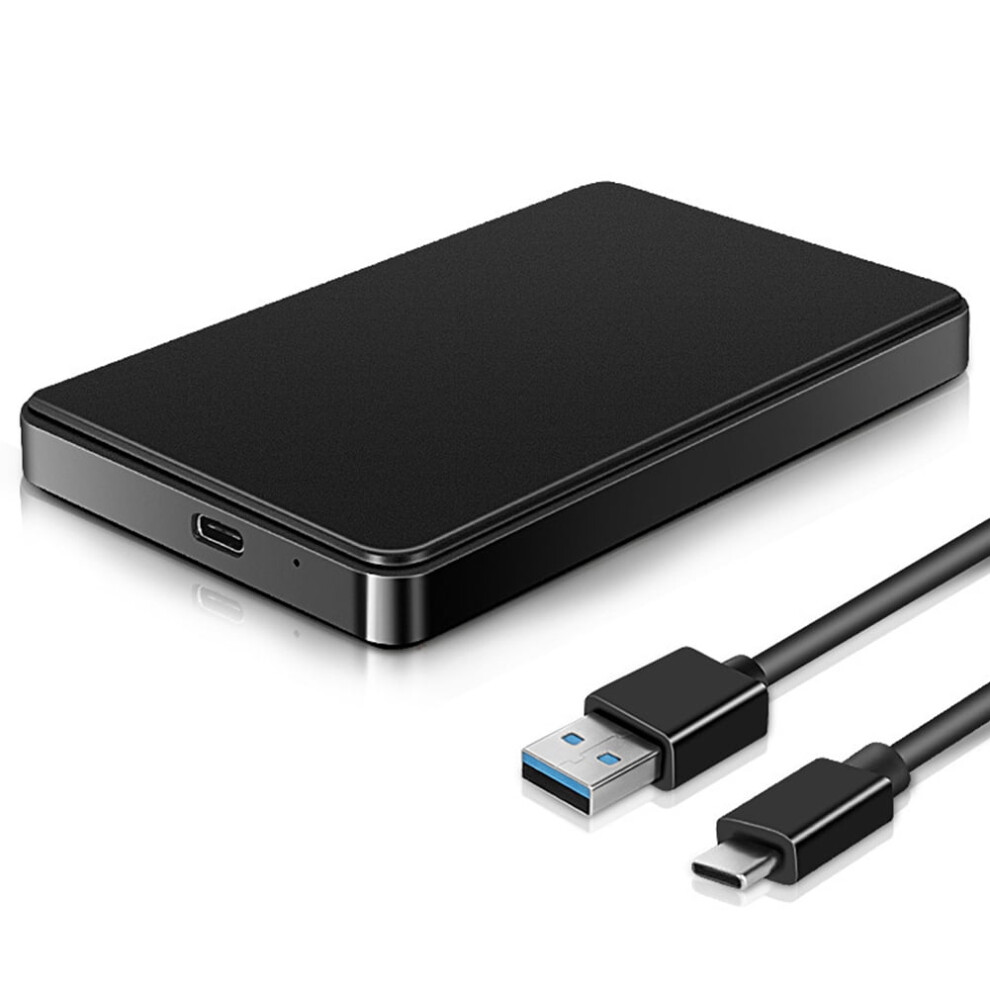 Jixopn Type-C Usb3.1 Sata Ssd Enclosure, 6Gbps, 2.5" External Hard Drive Case, Plug & Play, Compatible With Windows/Mac Os/Linux 9377112425382