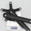 Bike Crankset BCD130mm for 3Sixty Folding Bike,Silver 5