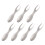 7 Pcs Stainless Steel Corn Fork Flatware Fruit Fork Dessert Fork Home Tableware Food Pick 1