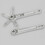 Bike Crankset BCD130mm for 3Sixty Folding Bike,Silver 4