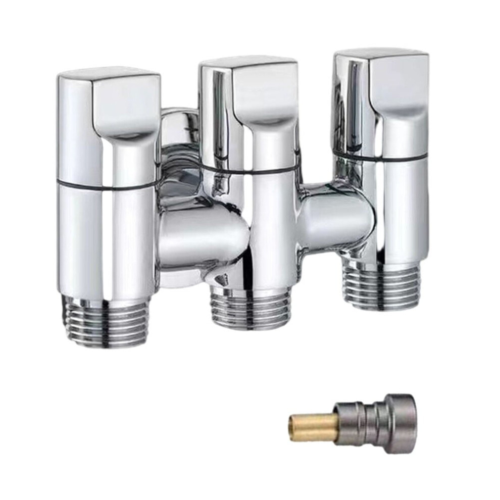 1-In-Three-Out Water Diversion Valve Toilet Partner Three-Way Faucet Angle Valve 9027700420281