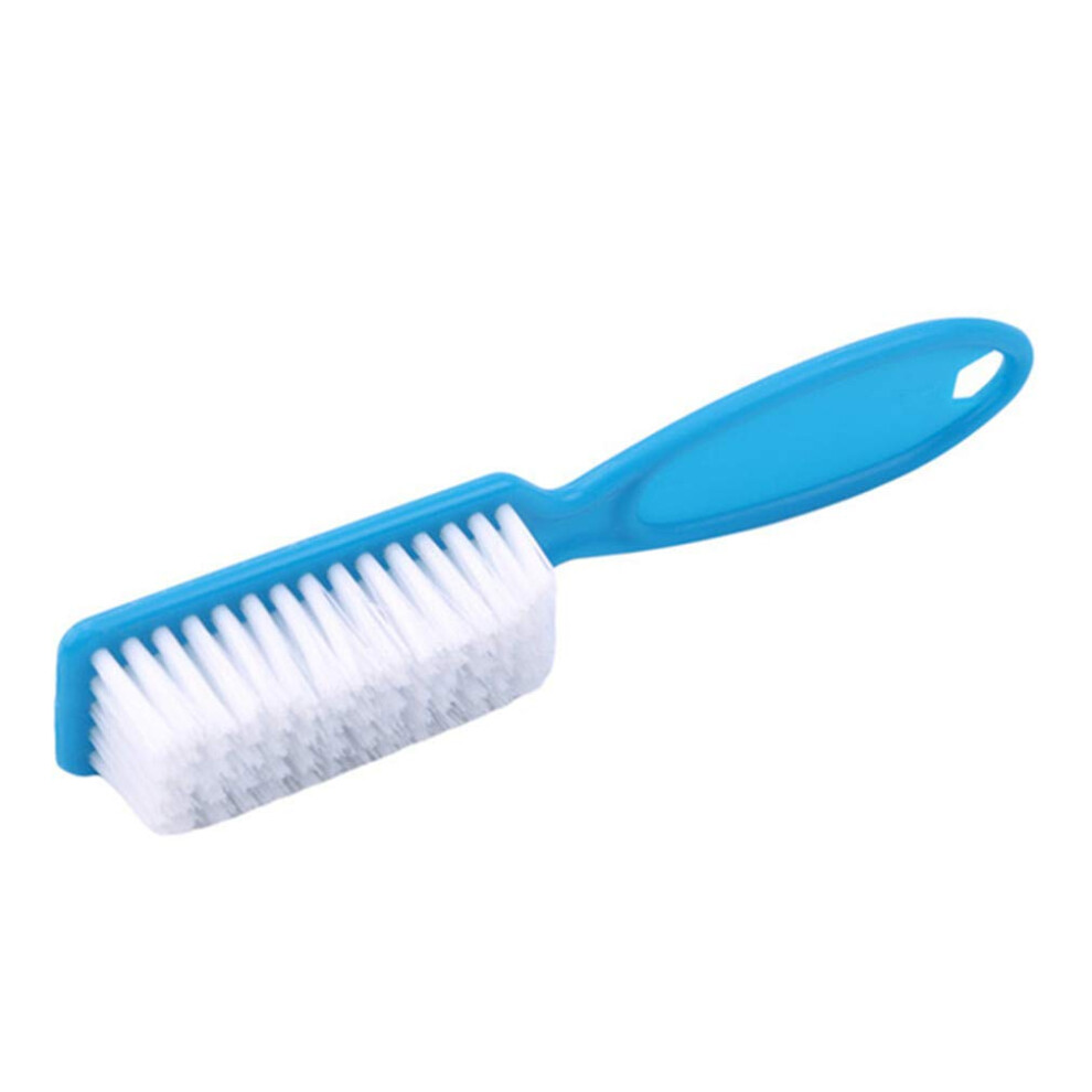 Nail Cleaning Brush with Soft Bristles and Ergonomic Plastic Handle for Manicure Pedicure Blue