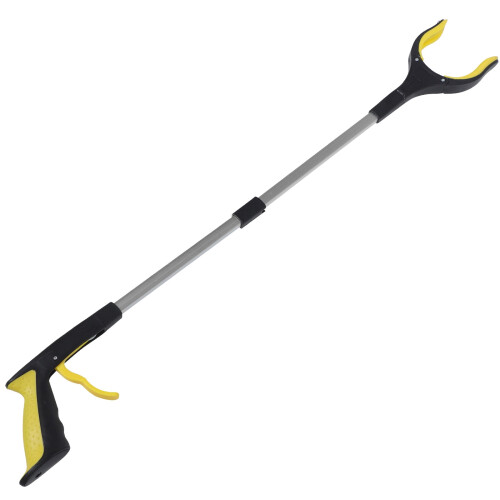 2 PCS Folding Trash Can Picker Upper Grabber Tool Garbage Multifunction Heavy Quick Litter Clip 1