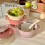 Ceramic Serving Bowl Large Capacity Microwave Dishwasher Safe Scratch Resistant Elegant Dinnerware 5