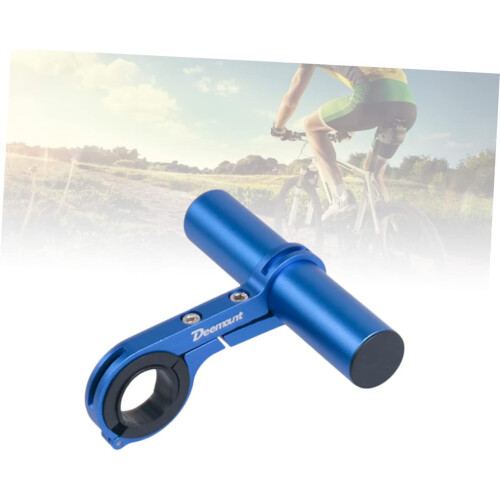 Aluminum Alloy Bike Handlebar Extension Mount for Flashlight Bell Code Table, Extra Space, Easy Fit 1