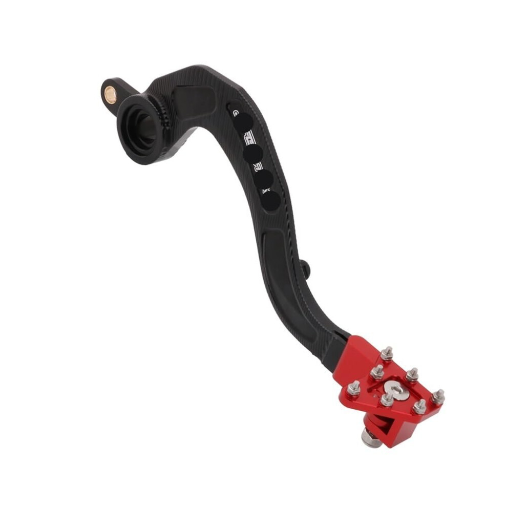 Motorcycle Foot Pegs And Brake Pedal Cnc Aluminum For Suzuki Rmz250 Rmz450 Stable Grip Red 9053599998860