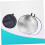 80cm Collapsible Photography Reflector and Light Diffuser Silver Translucent 2 in 1 Foldable 2