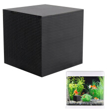 Aquarium Filter Cube 4x4x4in Efficiency Reusable Carbon Honeycomb Pond Water Purifier