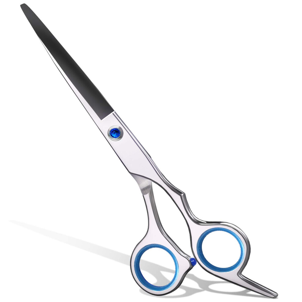 Hair Cutting Scissors 6.5 Inch Japanese Stainless Steel Professional Barber Shears with Ergonomic Handle and Adjustable Tension