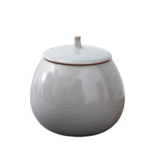 Ceramic Sugar Bowl with Lid and Porcelain Spice Jar for Kitchen Coffee Bar Storage