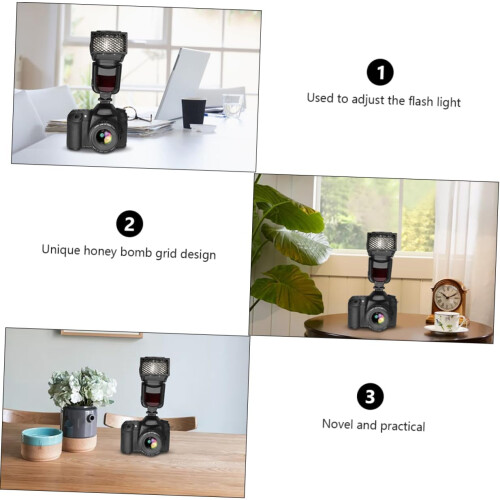 Flash Honeycomb Grid Photography Light Reflector with Precise Direction and Smooth Shadows 2